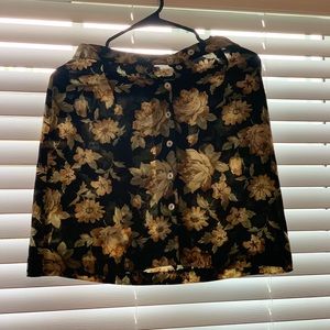 High Waisted, Floral Skirt!